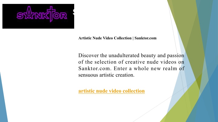 artistic nude video collection sanktor com