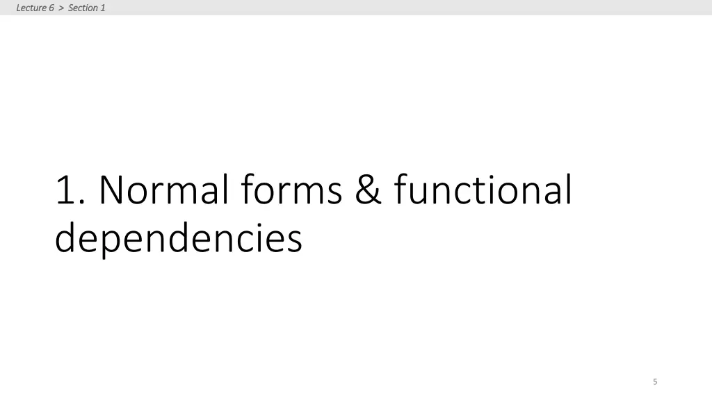 lecture 6 section 1 lecture 6 section 1