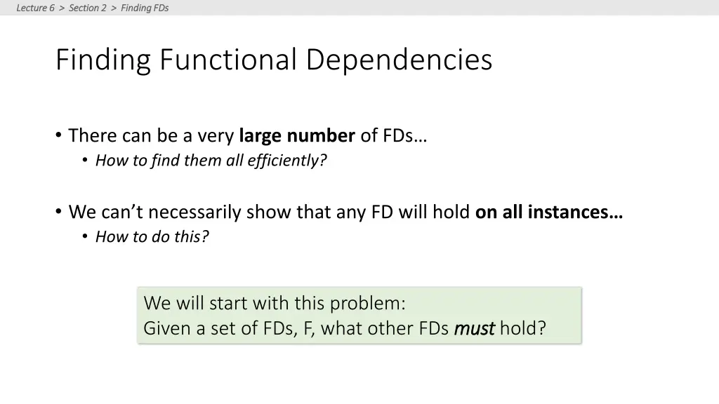 lecture 6 section 2 finding fds lecture 6 section 1