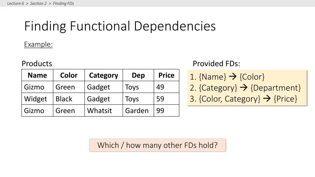 lecture 6 section 2 finding fds lecture 6 section 11