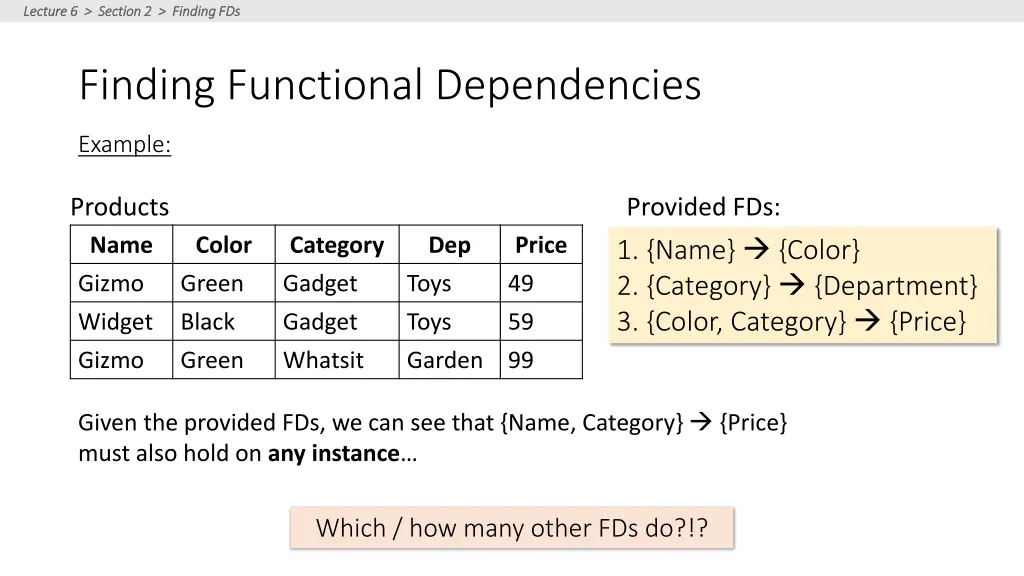 lecture 6 section 2 finding fds lecture 6 section 3