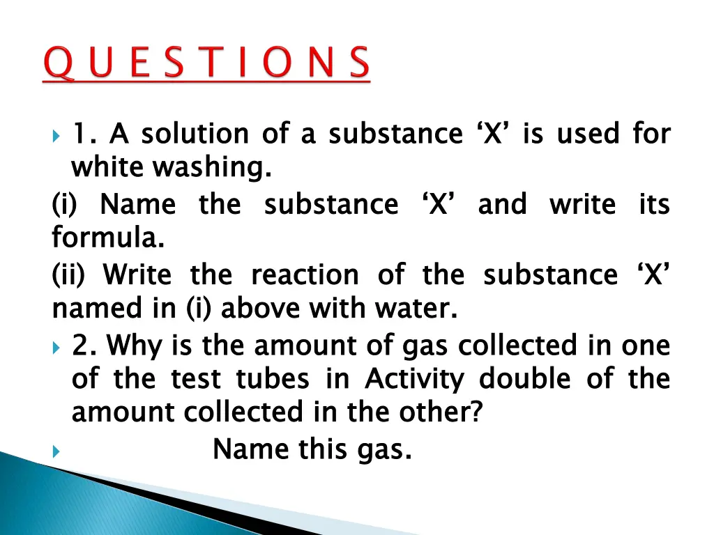 1 1 a a solution white i formula ii named