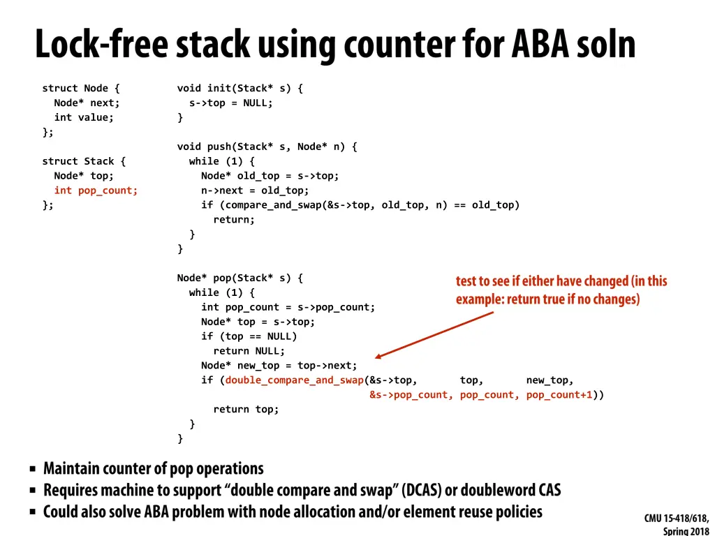 struct node node next int value