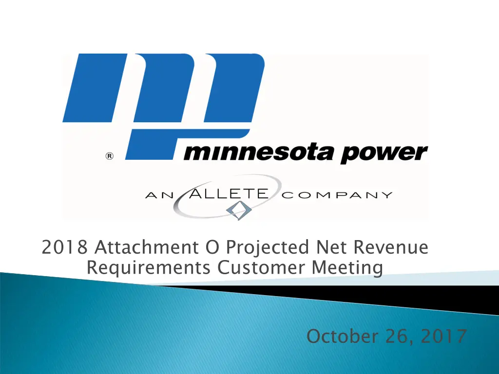 2018 attachment o projected net revenue