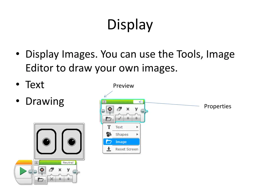 display