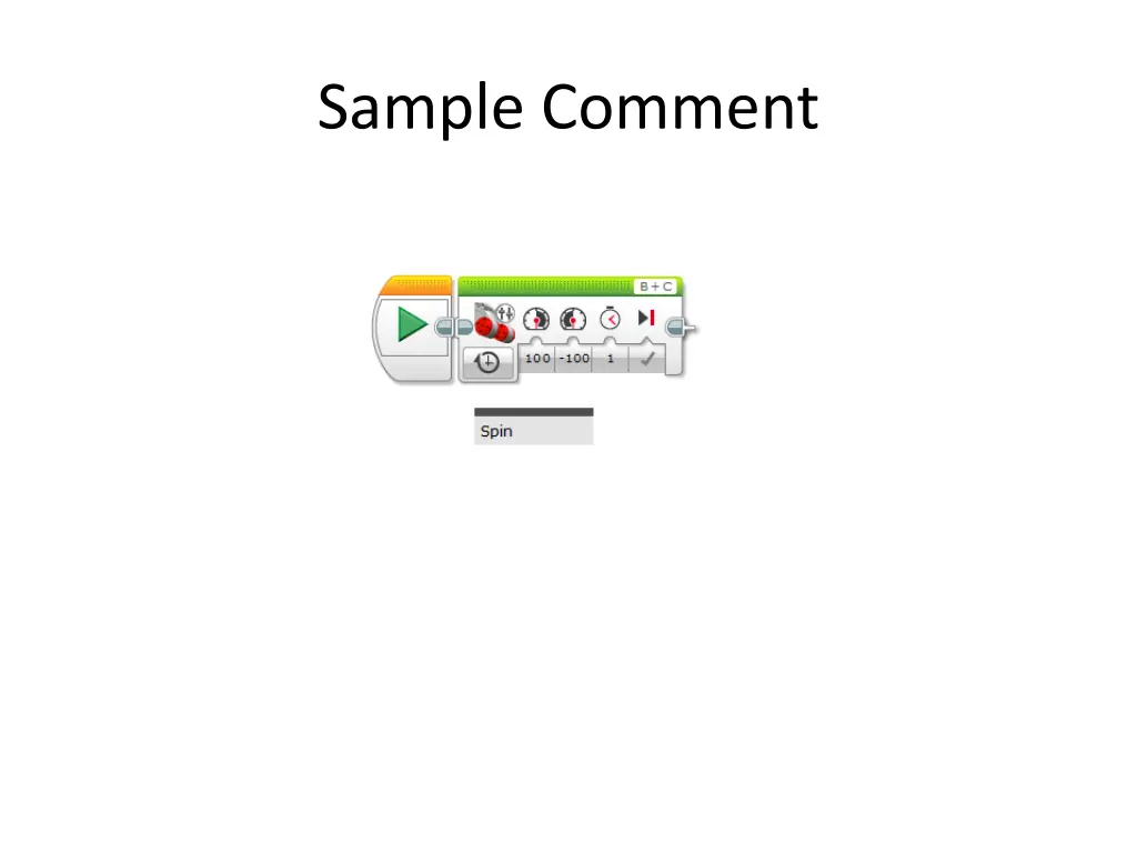 sample comment