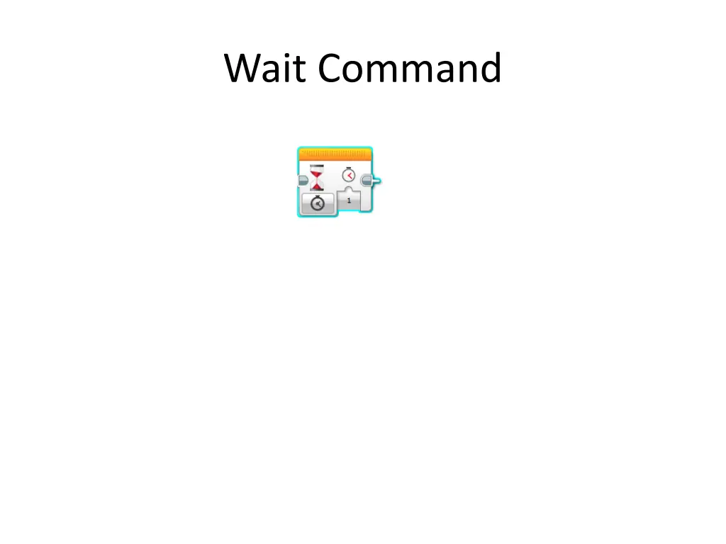 wait command