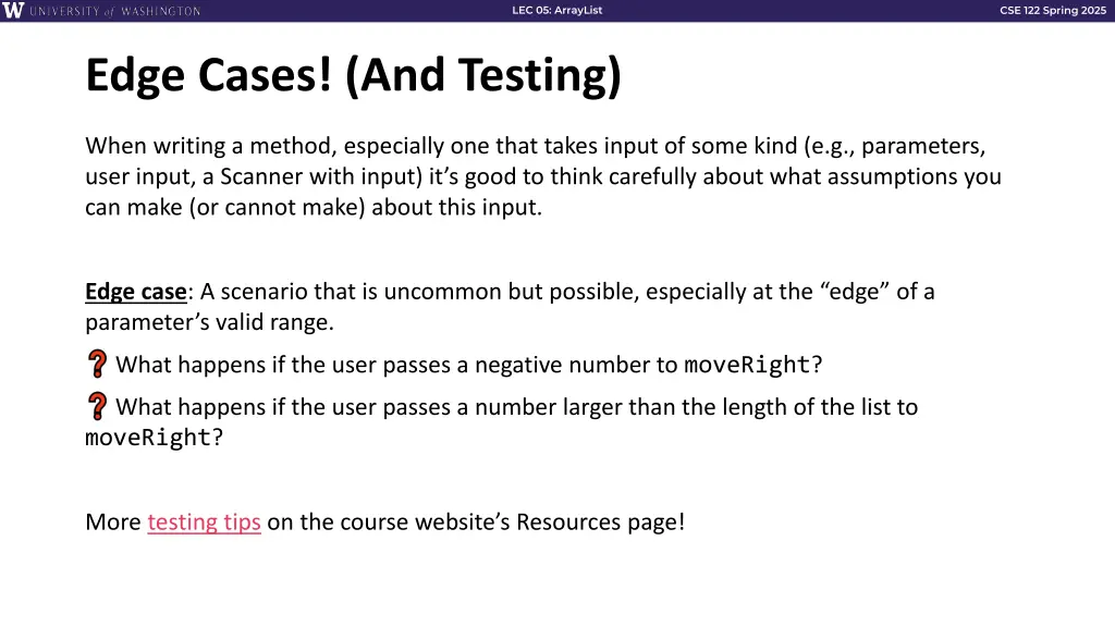 lec 05 arraylist 4