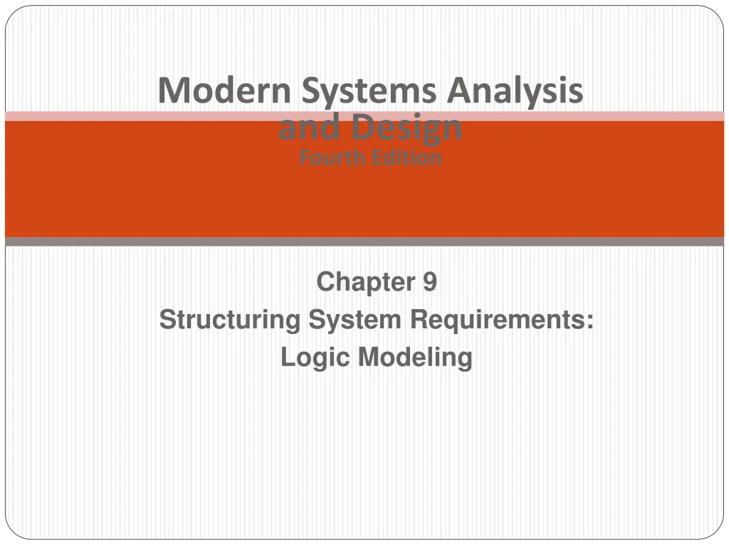 modern systems analysis and design fourth edition
