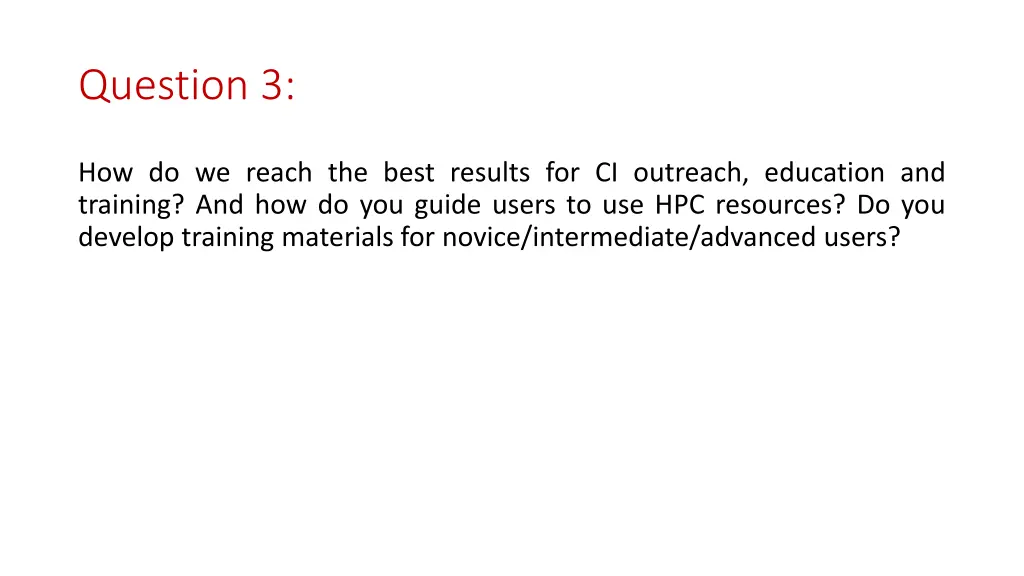 question 3