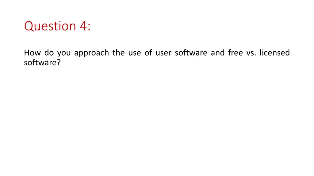question 4