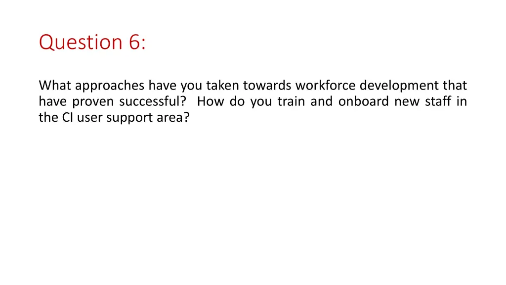 question 6