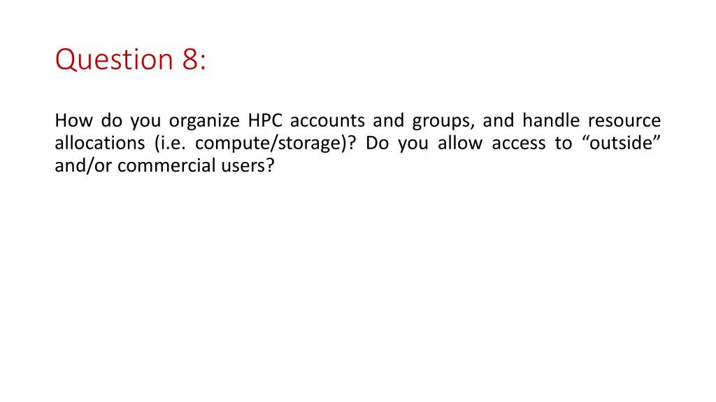 question 8