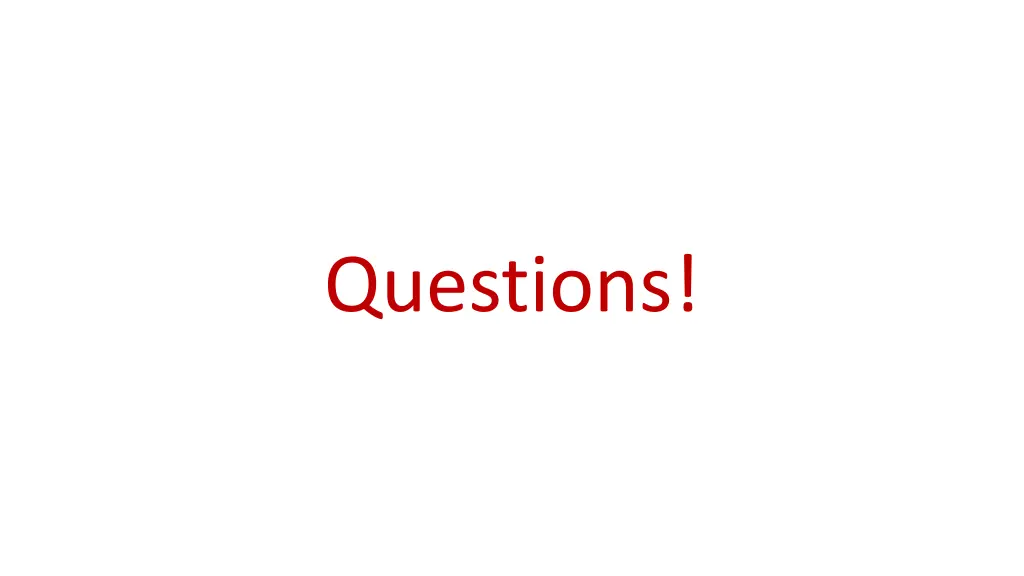 questions