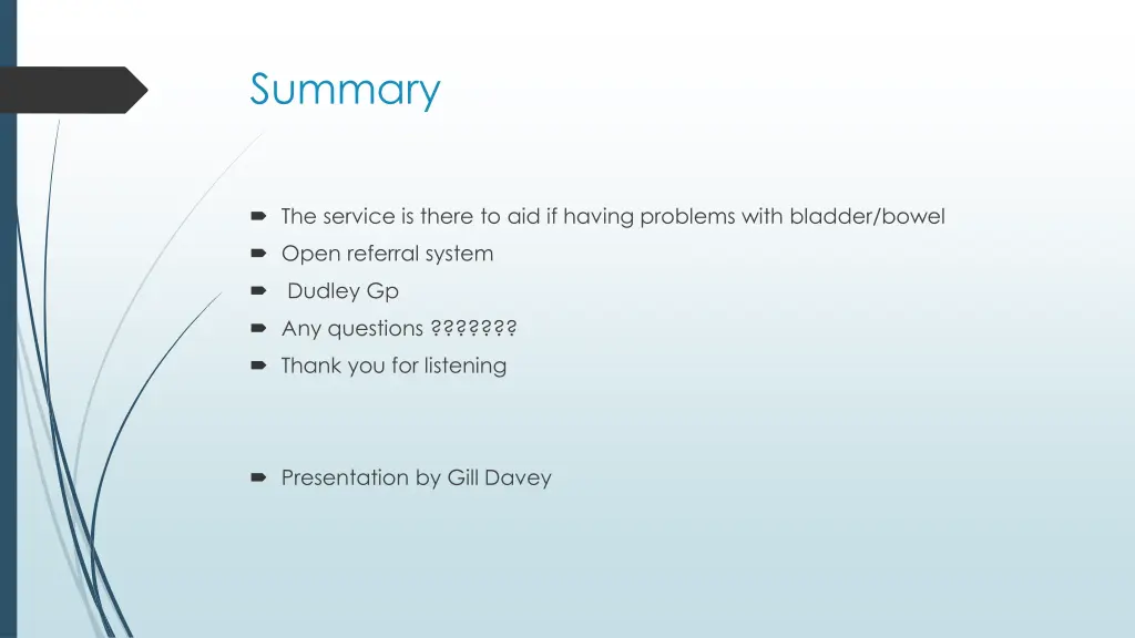 summary