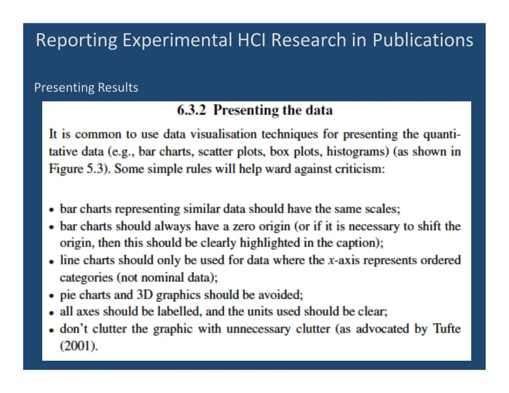 reporting experimental hci research 22