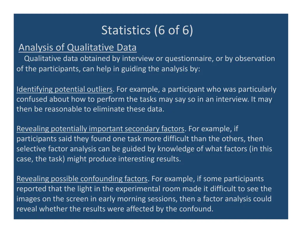 statistics 6 of 6