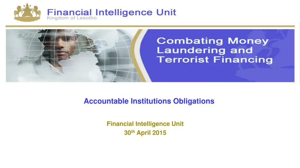 accountable institutions obligations