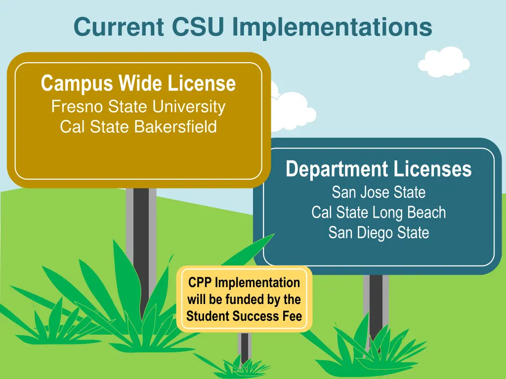 current csu implementations