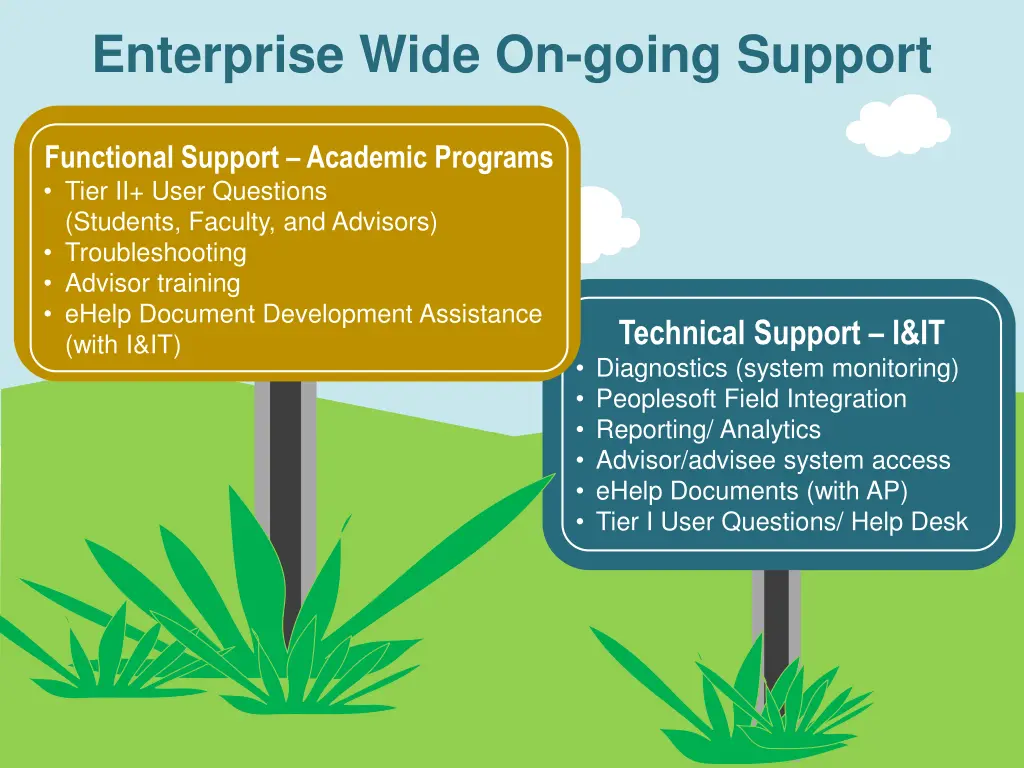 enterprise wide on going support