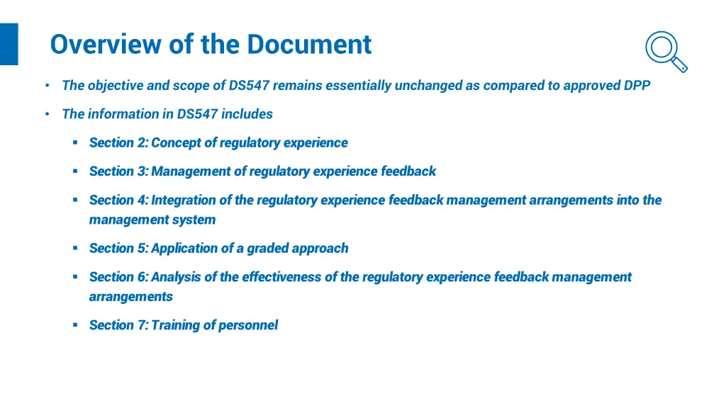 overview of the document