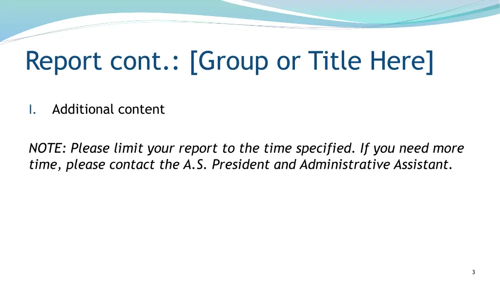 report cont group or title here 1