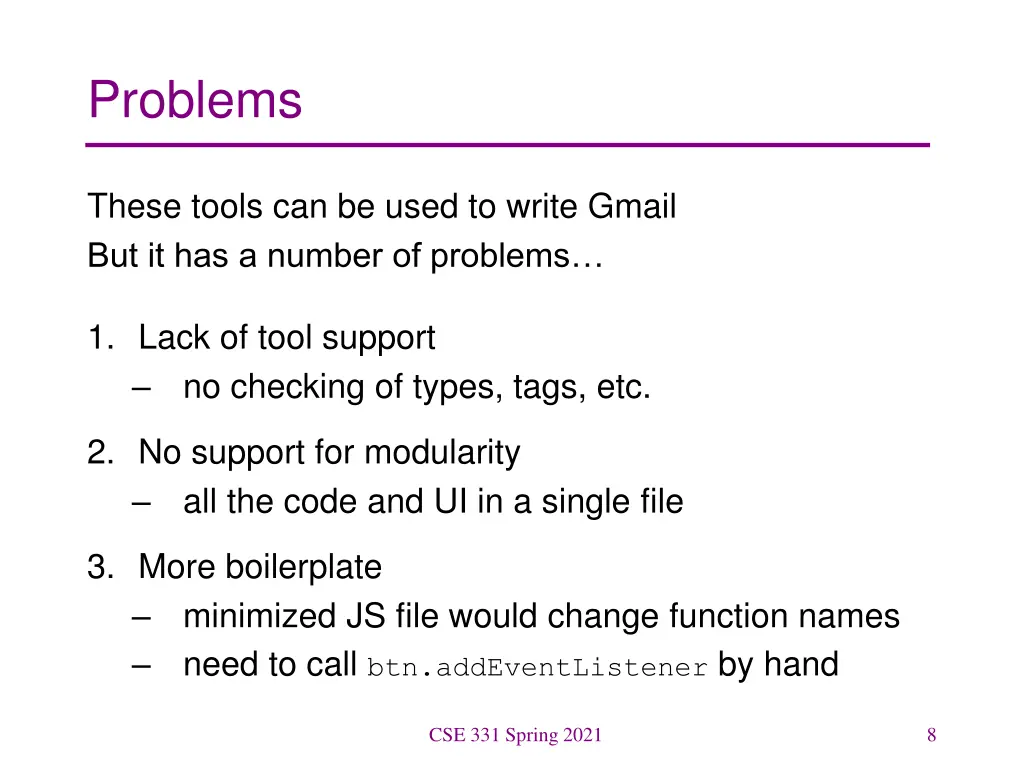 problems