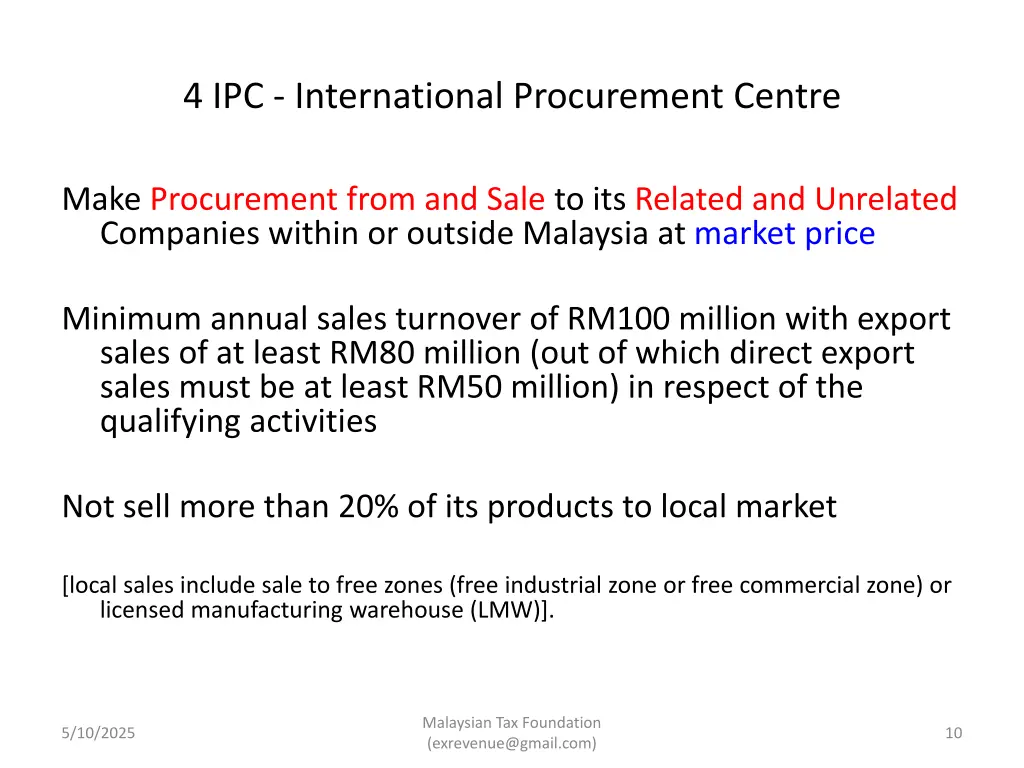 4 ipc international procurement centre