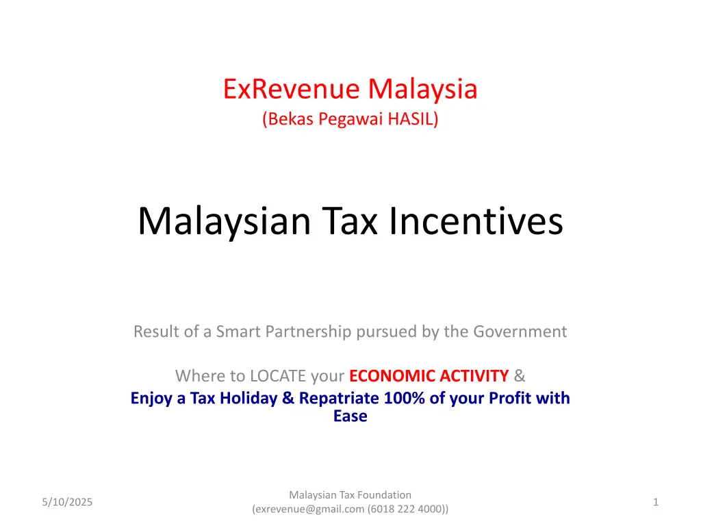 exrevenue malaysia bekas pegawai hasil