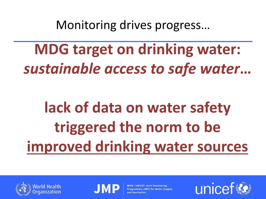 monitoring drives progress