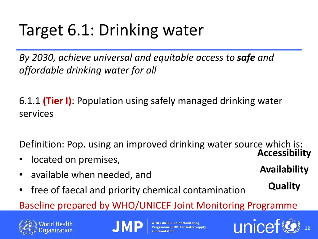 target 6 1 drinking water