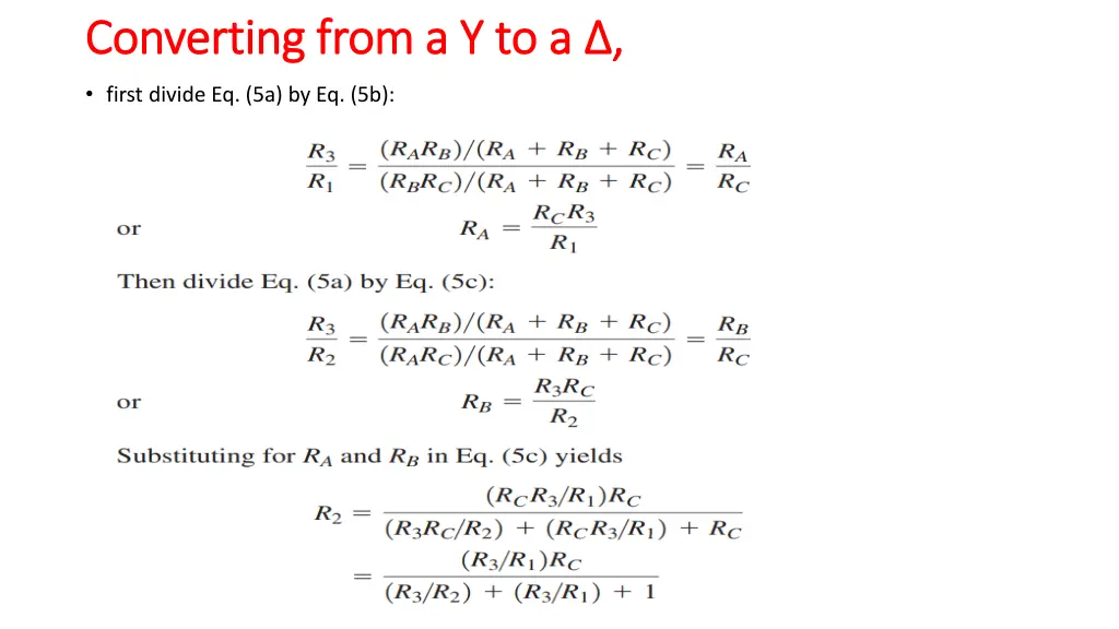 converting from a y to a converting from a y to a