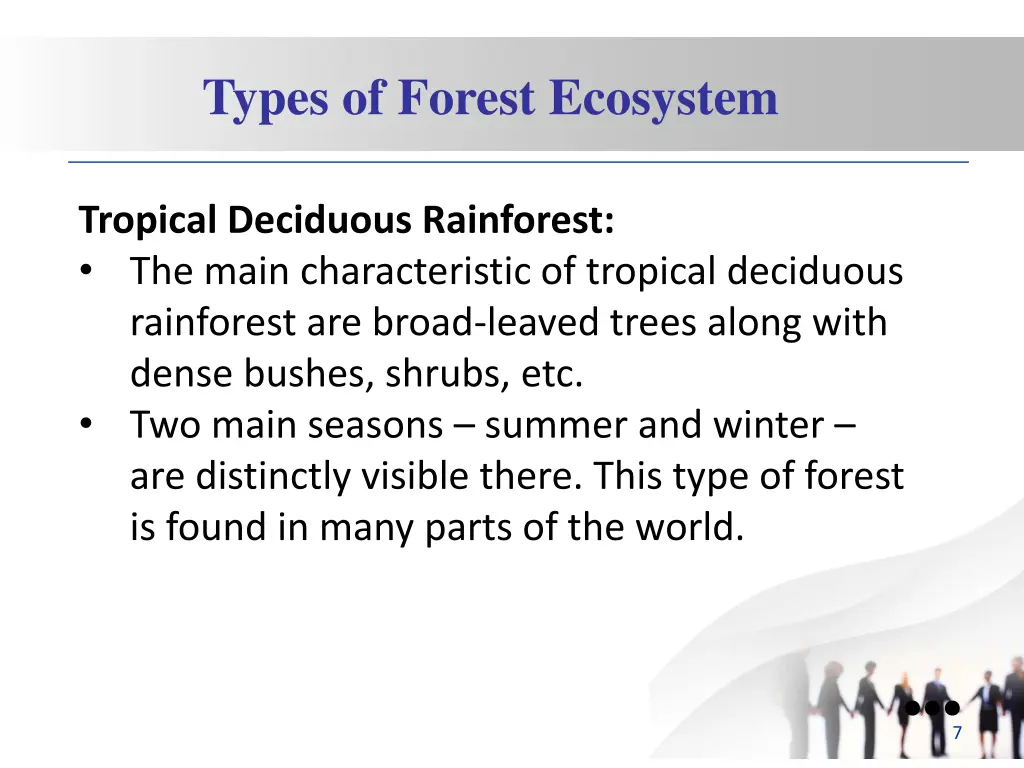 types of forest ecosystem 1