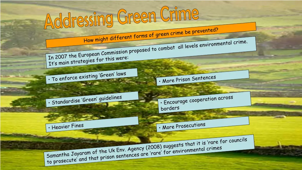 addressing green crime