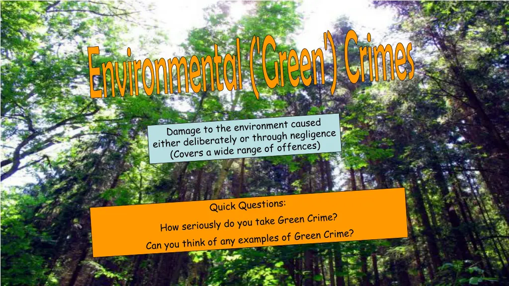 environmental green crimes