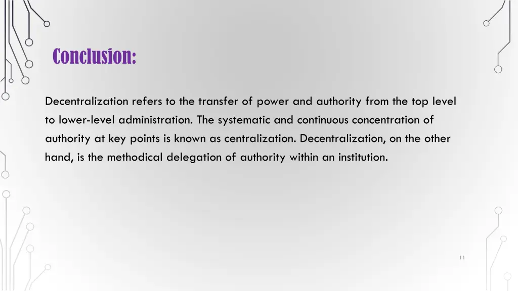 conclusion