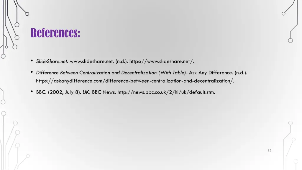 references