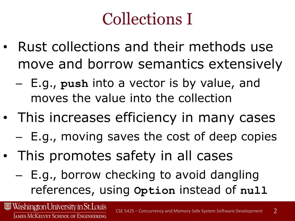 collections i