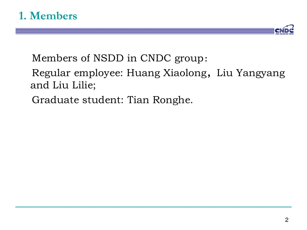 1 members