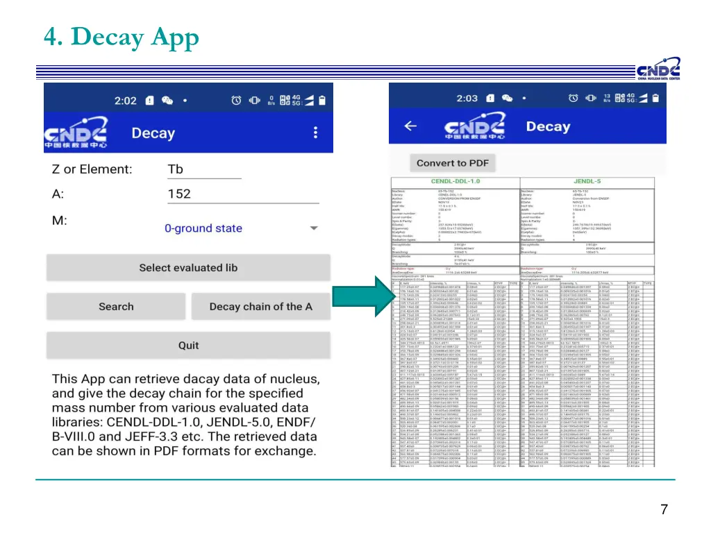 4 decay app