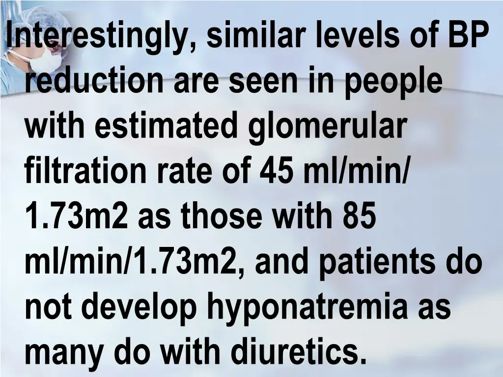 interestingly similar levels of bp reduction