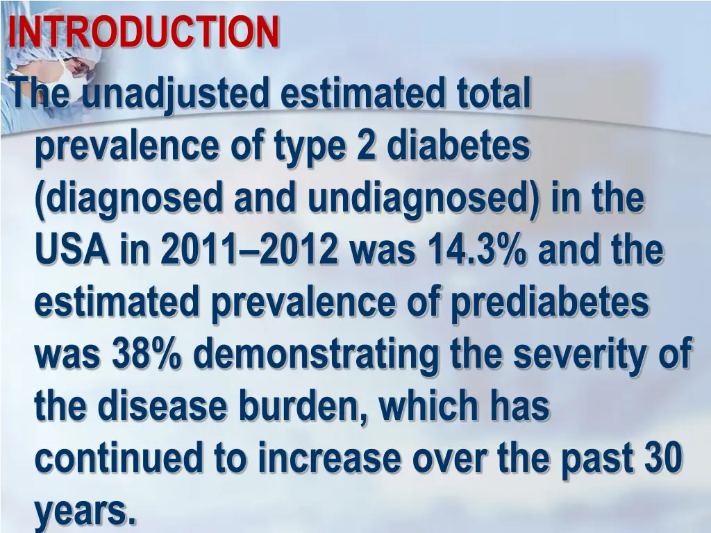 introduction the unadjusted estimated total