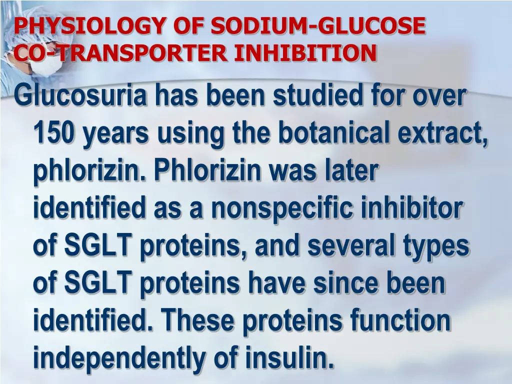 physiology of sodium glucose co transporter