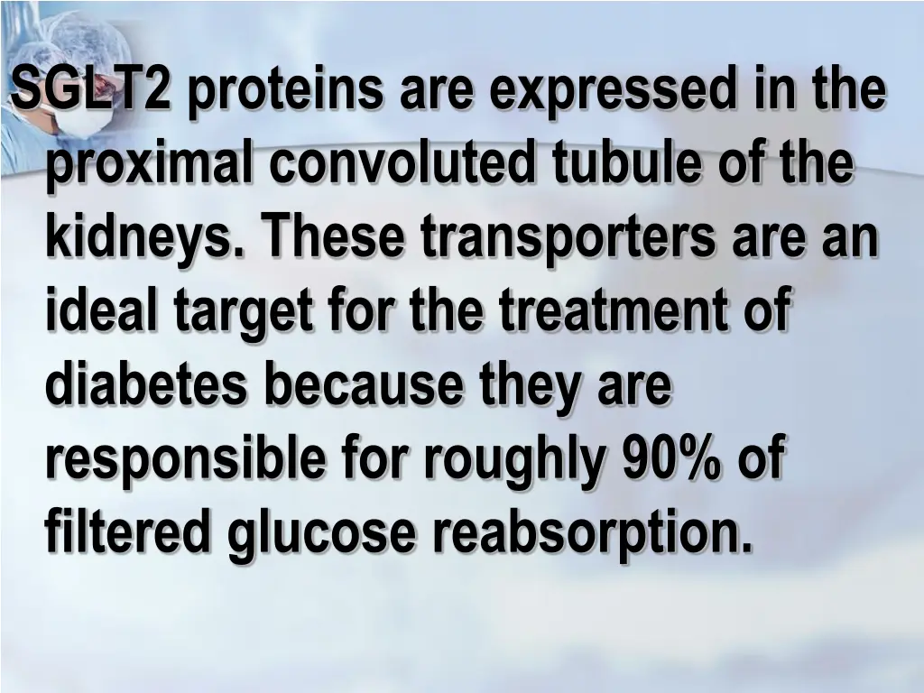 sglt2 proteins are expressed in the proximal