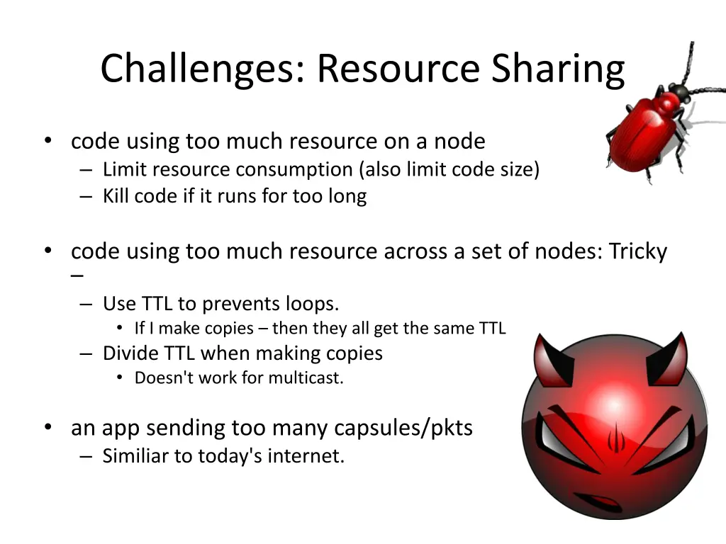 challenges resource sharing