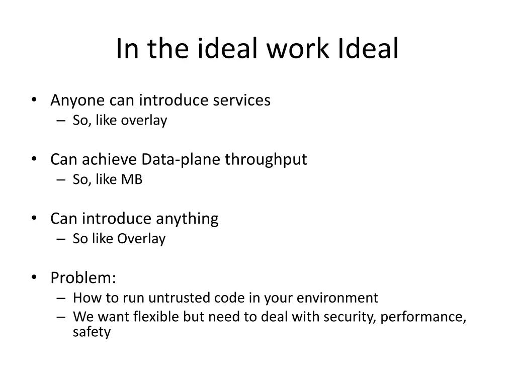 in the ideal work ideal