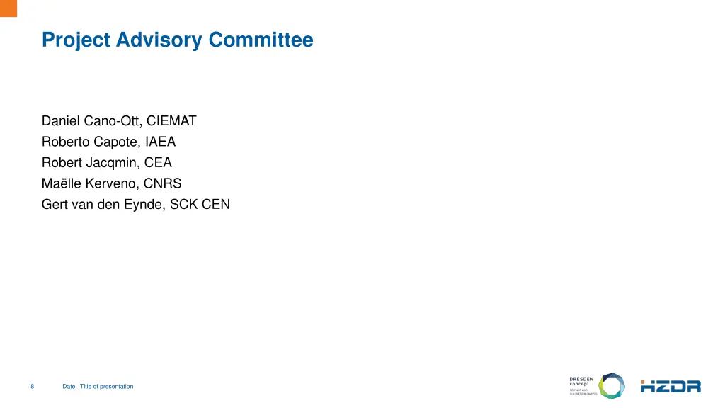 project advisory committee