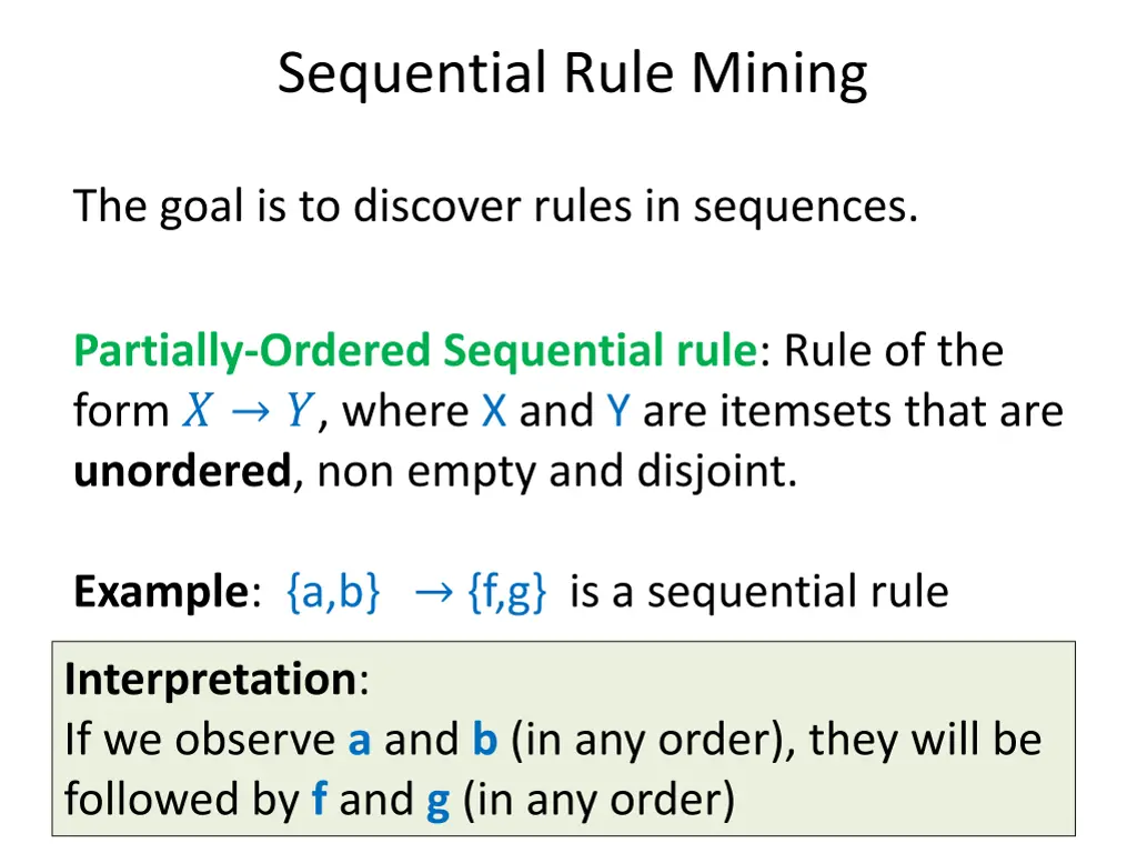 sequential rule mining 1