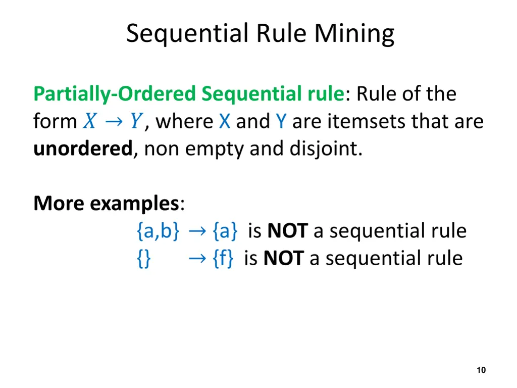 sequential rule mining 2
