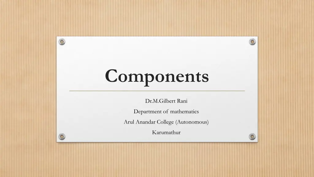 components